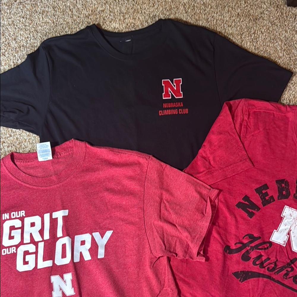 Adidas University of Nebraska Huskers Tees Collection - Picture 8 of 8